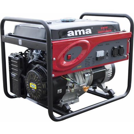 Generatore a benzina Ama monofase con AVR da 389cc 5,5kW