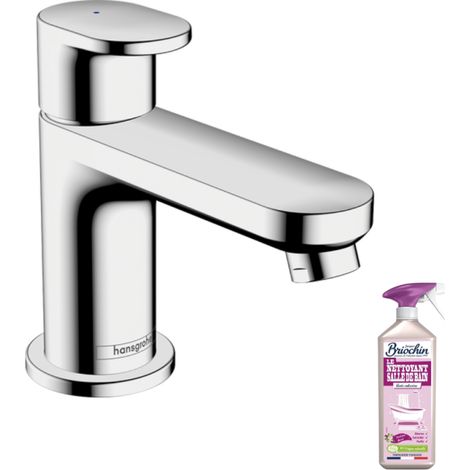 Hansgrohe – Mitigeur de lavabo sans tirette ni vidage chrome – ComfortZone 70 – Débit 5,6 l/min sous 3 bars – Mécanisme céramique 90°