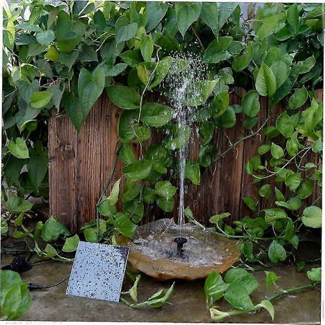 Pompes à eau solaires, fontaines de jardin à économie d'énergie, abreuvoirs pour oiseaux, bassins, éléments décoratifs, installation facile, conception respectueuse de l'environnement, adaptés à une u (1/5)