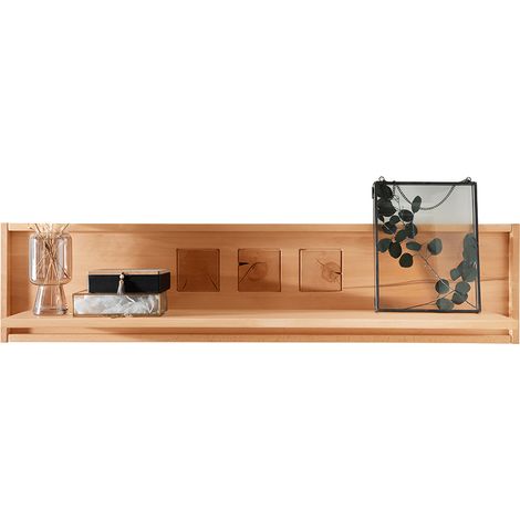Wandboard 130cm, Kernbuche massiv geölt, montiert, WINNIPEG-69 (1/3)