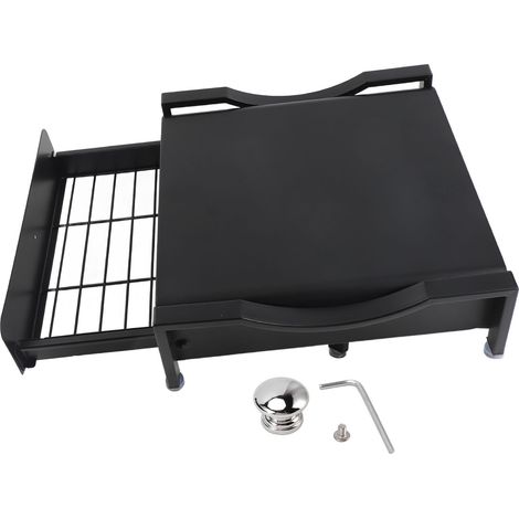 Tiroir coulissant pour porte-gobelet Acier carbone Noir S Organisateur de capsules Café (1/4)
