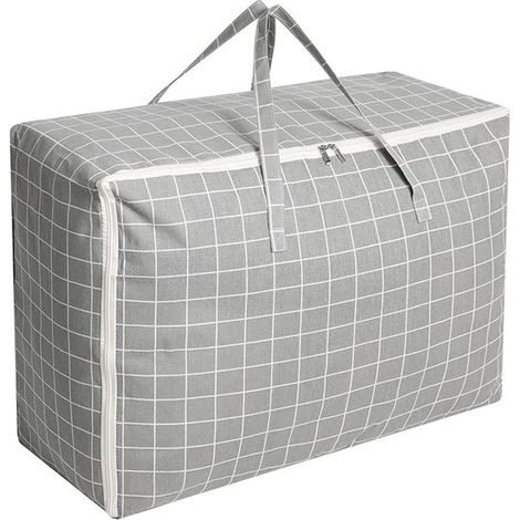 Bolsa de almacenamiento grande con propiedades impermeables, capacidad de 105 litros, práctica para ropa y ropa de cama. (1/5)