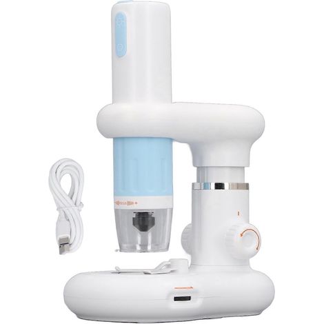 Microscope numérique WiFi, grossissement 50-1000x, loupe HD, microscope portable sans fil pour (1/4)