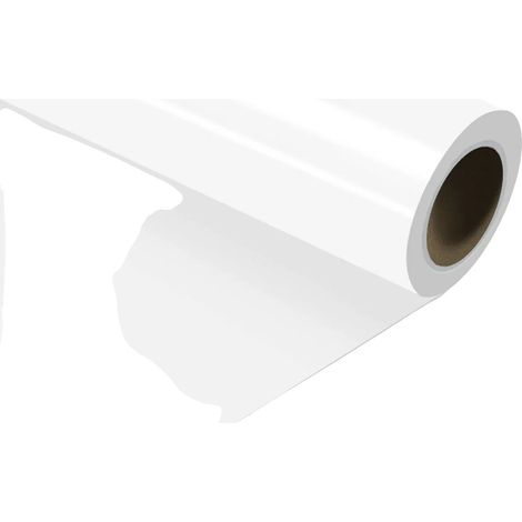 Flockfolie, leicht zu schneiden, langlebige Haftung, Weiß, 30cmX152cm (1/2)