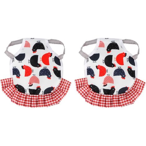 Jeffergarden Jolie Wear-Resistant Chicken Saddle, Chicken Apron, 2-Pack Thermal Poultry Saddles (Type B) (1/5)