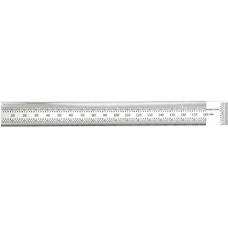 Righello tracciatore da 180 mm, righello angolare per tracciatura in acciaio legato per la lavorazione del legno, calibro di tracciatura, strumento di misurazione e posizionamento per falegname, squad (1/5)
