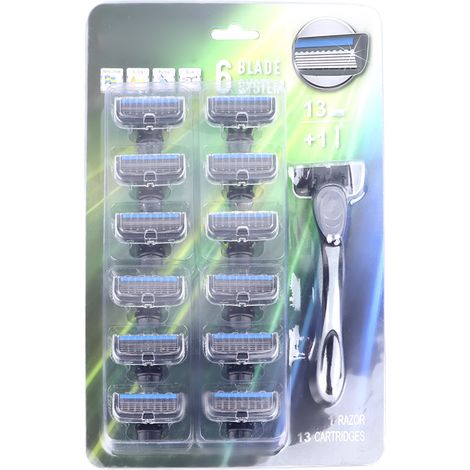 Tondeuse à Cheveux à Tête Pivotante 6 Couches 12 Lames Système de Recharge Sécurisé en Acier Inoxydable (1/5)
