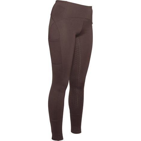 40/42 IT, blu scuro: Leggings da donna per equitazione modello Arezzo con full grip (1/5)