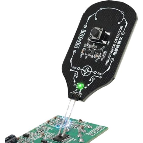 Testeur de Bobine pour Carte Mère Détecteur Portable À Haute Sensibilité Détecteur D'Inducteurs Pour Les Cartes De Circuits Imprimés P Pour La Maintenance De Téléphone Mobile, Débutant, Professi (1/5)