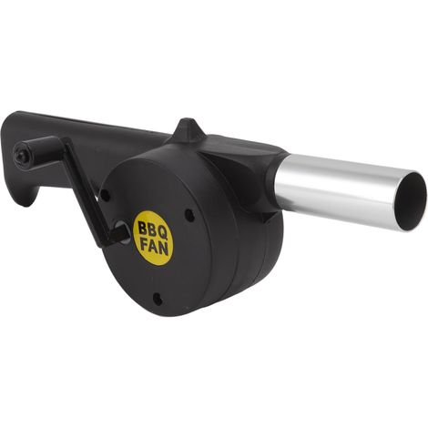 Mini souffleur d'air portable pour barbecue, résistant aux hautes températures et facile à nettoyer, noir. (1/5)