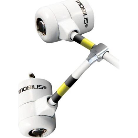Mobilis 001223 per cavo di sicurezza bianco