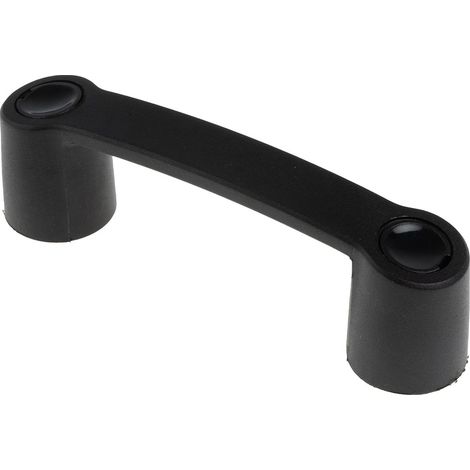 Poignée en Plastique RS PRO, entraxe 93.4mm, 119.5mm x 35 mm x 26mm, filetage M6 Fixations invisibles ( Prix pour Paquet de 2 ) (1/3)