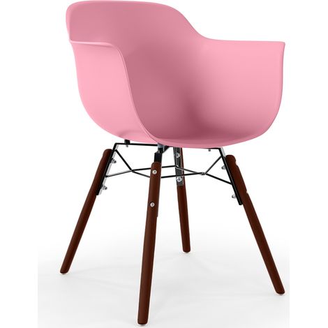 Sillas de Comedor - Diseño Escandinavo - Patas de Madera oscura - Nordika (1/5)