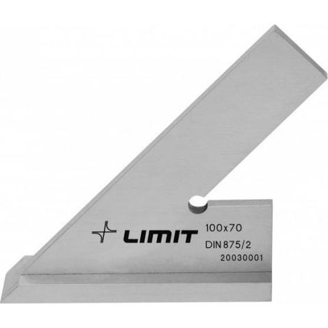 Limit Squadra professionale in acciaio angolo 45° 100 mm