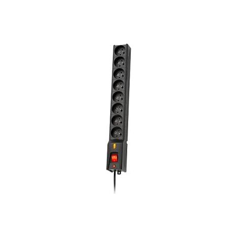 Lestar LX 810 5m schwarze Steckdosenleiste (1/2)