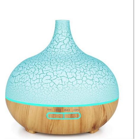 Diffuseur huiles essentielles bois craquelé, humidificateur ultrasonique purificateur (1/5)