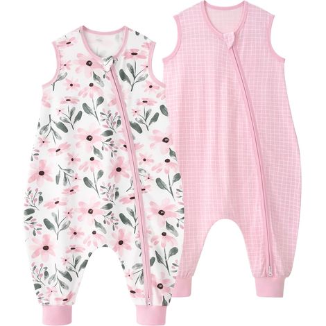 Gigoteuse à Pieds pour Bébé 0.5 1.0 1.5 2.5 TOG Sac de Couchage pour Bébé Garçons Filles (1/5)
