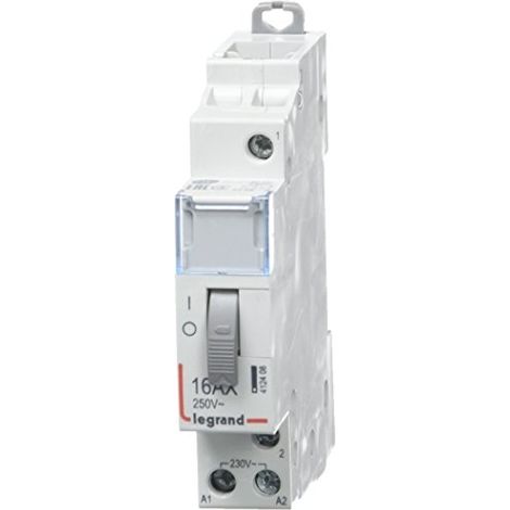 Interruttore standard 230 V 1P 250 V 16 A 1NA 1 modulo. LEGRAND 412408