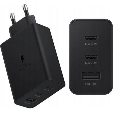 65-W-Netzteil (schwarz) mit Power Delivery und Schnellladefunktion (1/5)