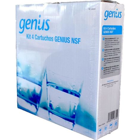 Kit 4 Cartouches Genius NSF Pièces détachées Osmose ATH (1/3)