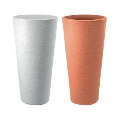 VASO VASI RESINA TONDO ALTO MODERNO Ø 40XH 78 CM IN RESINA CACHE-POT 50681V TERRACOTTA (50681) (1/4)