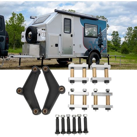 kit de suspension renforcée pour essieu de remorque K71-359-00 pour remorques de 1-3/4" de large avec ressorts à double œillet et essieux tandem de 2,25" (surpoids). (1/5)