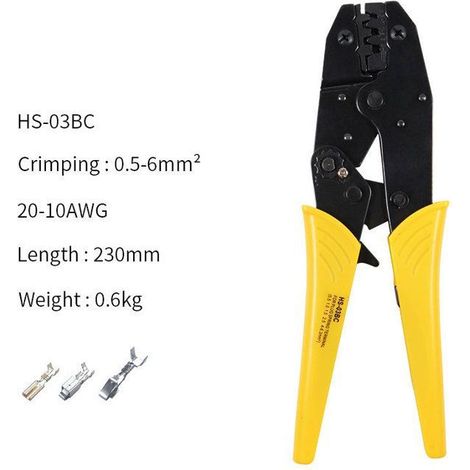 Kit de mâchoires de pinces à sertir pour bornes, ensemble d'outils de sertissage multi-outils, pince à sertir 8.24.5cm-1 set