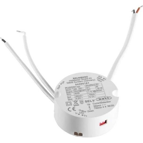 [NEUWERTIG] B-Ware Brumberg Leuchten Led Trafo Konverter Rundkonverter Transformator Dimmbar Ip20