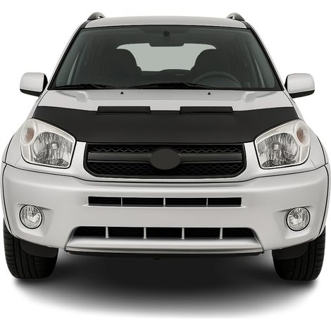 Protège Capot compatible avec Toyota RAV4 2000 à 2005, Bra de Capot Protection, Noir