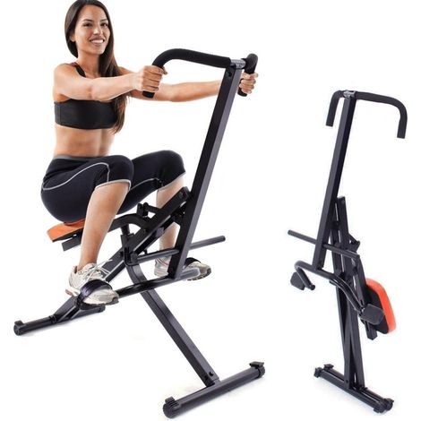 Attrezzo Total Fitness Allenamento Palestra Cardio Addominali Crunch Pieghevole