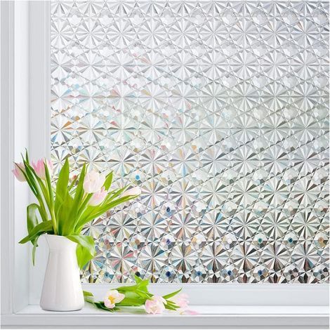 40 x 200CM Fenetre Electrostatique Film occultant Anti UV Anti Regard pour Bureau Maison Salle de Bain (1/5)