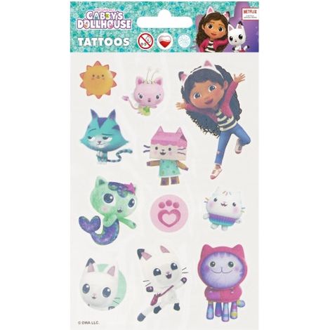 Pegatina Starpak Tattoo Gabby's Dollhouse de 10x18 cm (1/2)