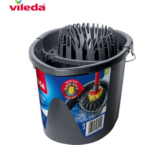 Cubo con Asa Vileda Gris 7 L