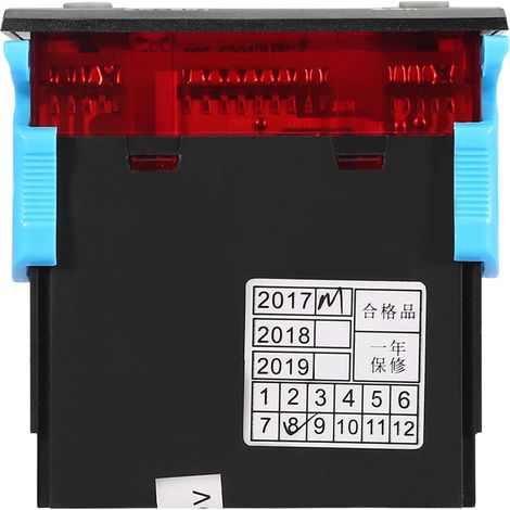 Contrôleur Différentiel de Température Capteur de Température Pt1000 12 × 9 × 7 Thermostat de Régulateur de Température de Chauffe-eau Solaire avec Capteur Affichage Numérique (1/5)