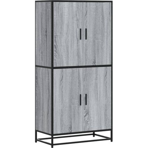 vidaXL Credenza Grigio Sonoma 68x35x139 cm in Truciolato (1/5)