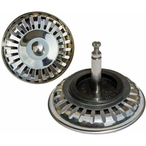 Panier universel 7,6 cm (Ø80 mm) (Ø80 mm), pour évier excentrique / inox (1/4)