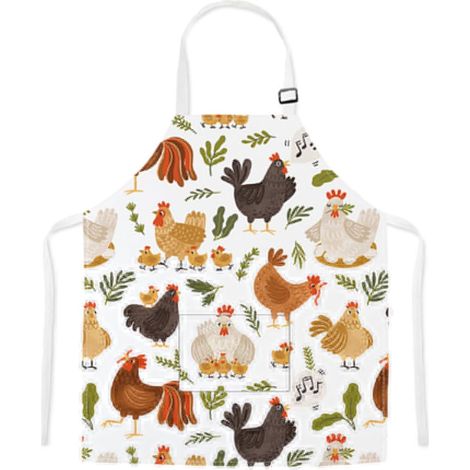 Tablier pour enfants avec bretelles réglables, tablier mignon pour enfants avec poches pour les tout - petits cuisson peinture (1/4)
