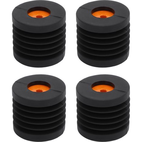 Lot de 4 pieds anti-vibrations pour imprimante 3D, tapis de sol en caoutchouc avec coussinets en bambou pour Bambu X1 X1C et Ender 3 (1/5)