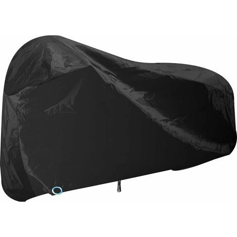 Waterproof Bike Cover Indoor Outdoor 210D Bicycle Protective Cover Dust/UV/Rain/Snow with Lock Hole for Mountain Bike VTC Motorcycle ATV - XL 200x70x110cm (1/5)
