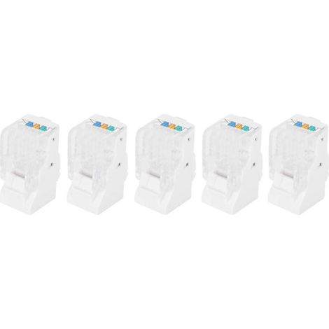 Connecteurs de câbles téléphoniques, prise téléphonique modulaire RJ12, modules téléphoniques mains libres à 4 conducteurs, informations sur les composants électroniques, prise téléphonique Cat3 à por (1/5)