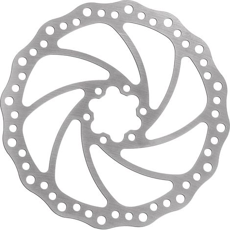Brake Disc - 160 mm - Stainless Steel - 6-Hole - Universal Disc Brake Rotor for Road Bike MTB BMX - 1 Piece (1/5)