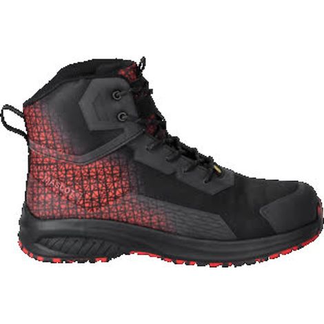Mascot Sicherheitsstiefel F1503 S3S SR FO Gr. 40 schwarz/verkehrsrot