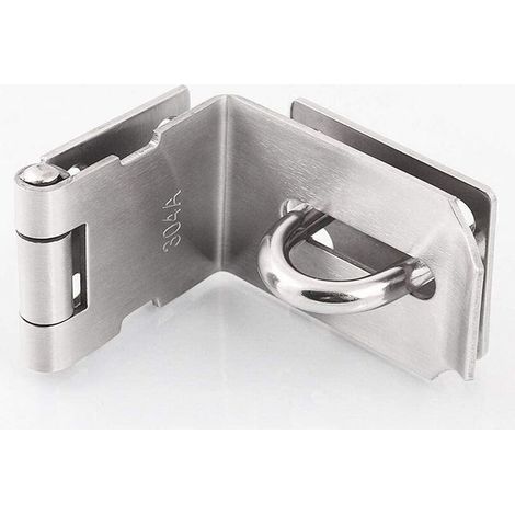 Loquet De Porte - Acier Inoxydable 304 - Angle Droit 90 Degres - Pour Porte Garage Cabinet Bureau - 1 Piece (1/5)