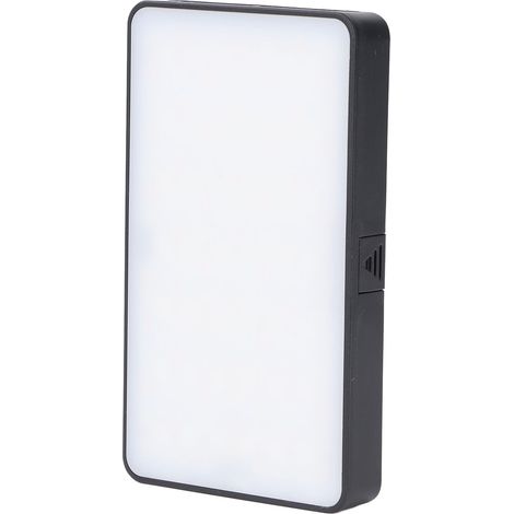 Lampe d'appoint pour téléphone 140 LED RGB 2500-9000K, éclairage vidéo RGB 360°, IRC 95, intensité variable en continu, batterie 3000 mAh, plusieurs modes, avec trépied et rotule. (1/5)
