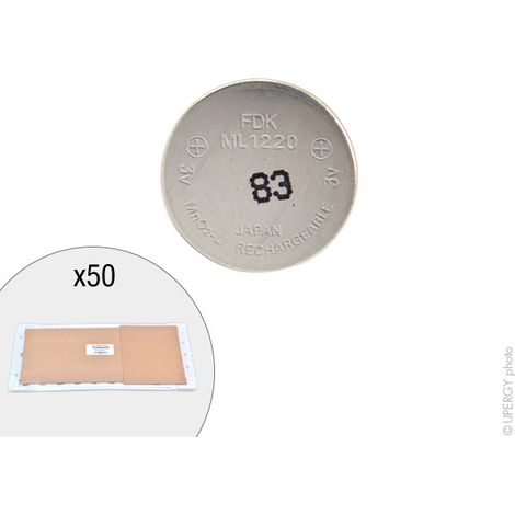 Tipsun - Accus bouton Lithium ML1220 3V 18mAh