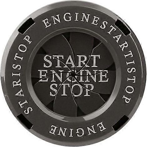 Bouton de démarrage moteur voiture, capuchon rotatif protecteur pour interrupteur d’allumage, décoration de protection élégante. (1/4)