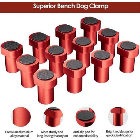 Serre-Joint D'Établi - 19 mm - Pour Travail Du Bois - Lot De 12 Pièces (1/5)