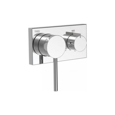 TRES 21027399 Grifo Monomando Empotrado 3V Con Cuerpo Incluido - ref: 21027399