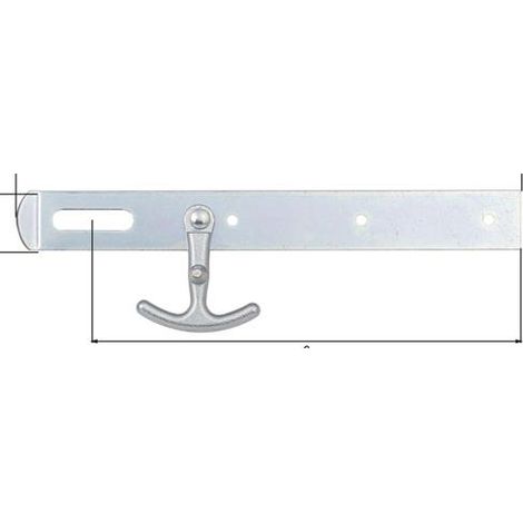 Überfalle L.250x30mm B.30mm STA galv.gelb verz.m.Hak.GAH (1/4)