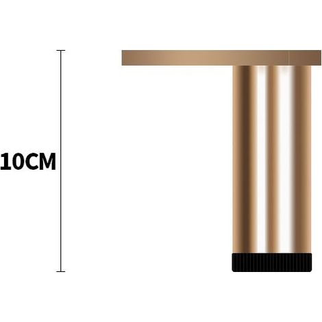 TAISHENGDA Verstellbare Möbelfüße aus Aluminium, für Küche und Bad, 10 cm hoch, 4er-Pack (1/5)